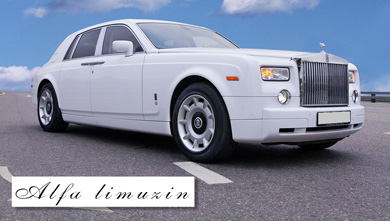 прокат лимузина Rolls Royce Fantom (белый)  мест: 4
